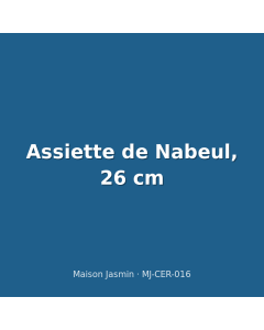 Assiette de Nabeul, 26 cm