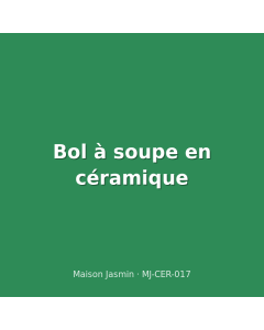 Bol à soupe en céramique