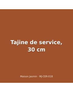Tajine de service, 30 cm