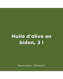 Huile d'olive en bidon, 3 l