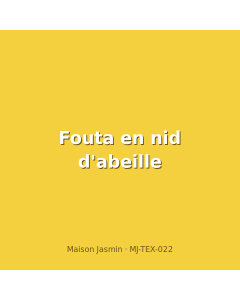 Fouta en nid d'abeille